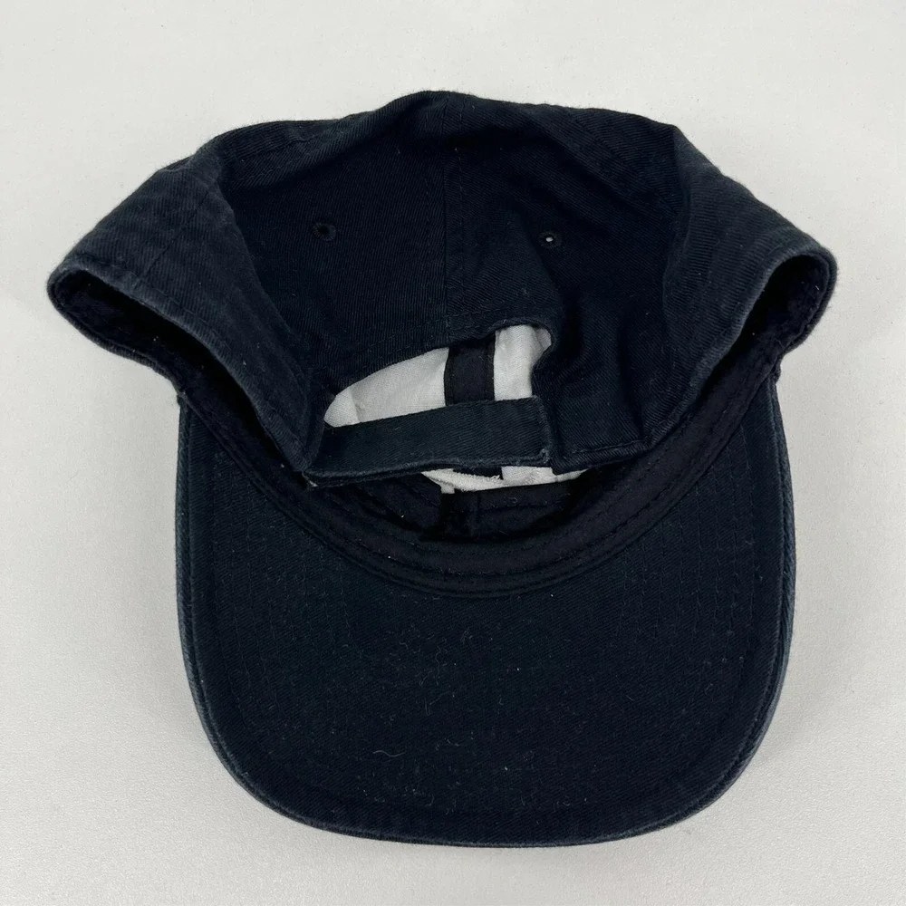 Nike Kids Black Swoosh Baseball Cap Adjustable Hat Size 4-7